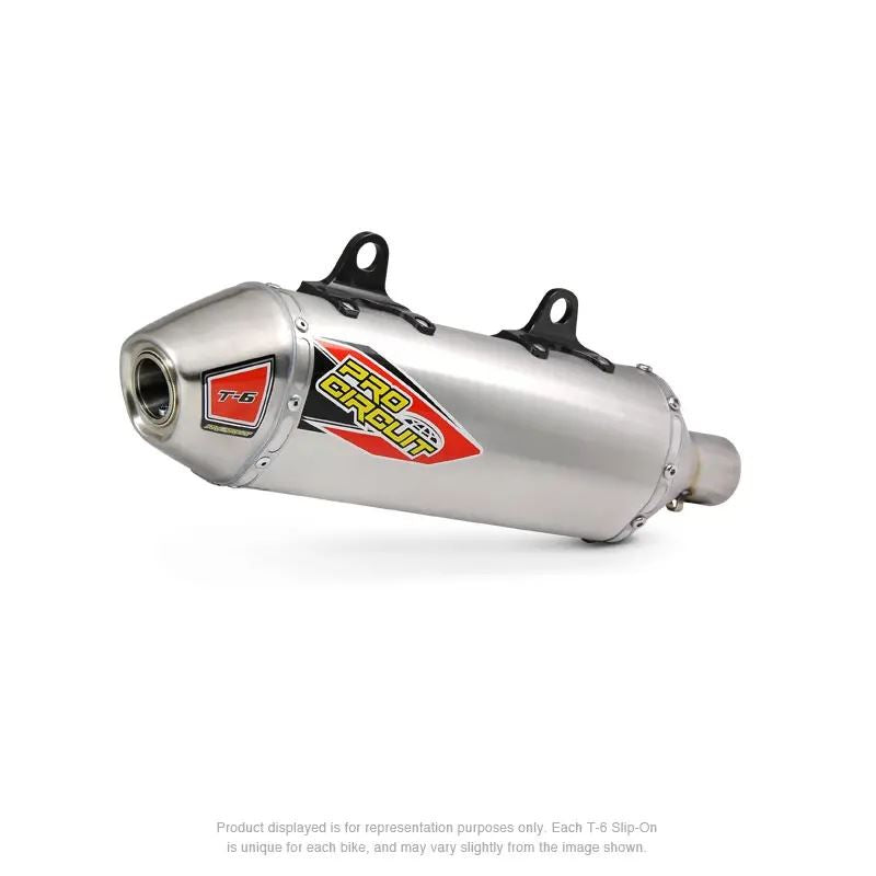 Pro Circuit T-6 Stainless Slip-On Silencer For KTM SX-F 450 Factory Edition IV 2015 1/2